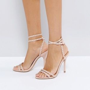 Steve Madden Nude Pink Studded heel
